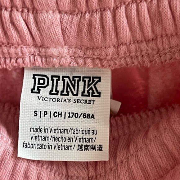 NWT PINK Victoria's Secret High Waist Tye-Dye Campus Jogger Fleece Sweatpants - Picture 5 of 9